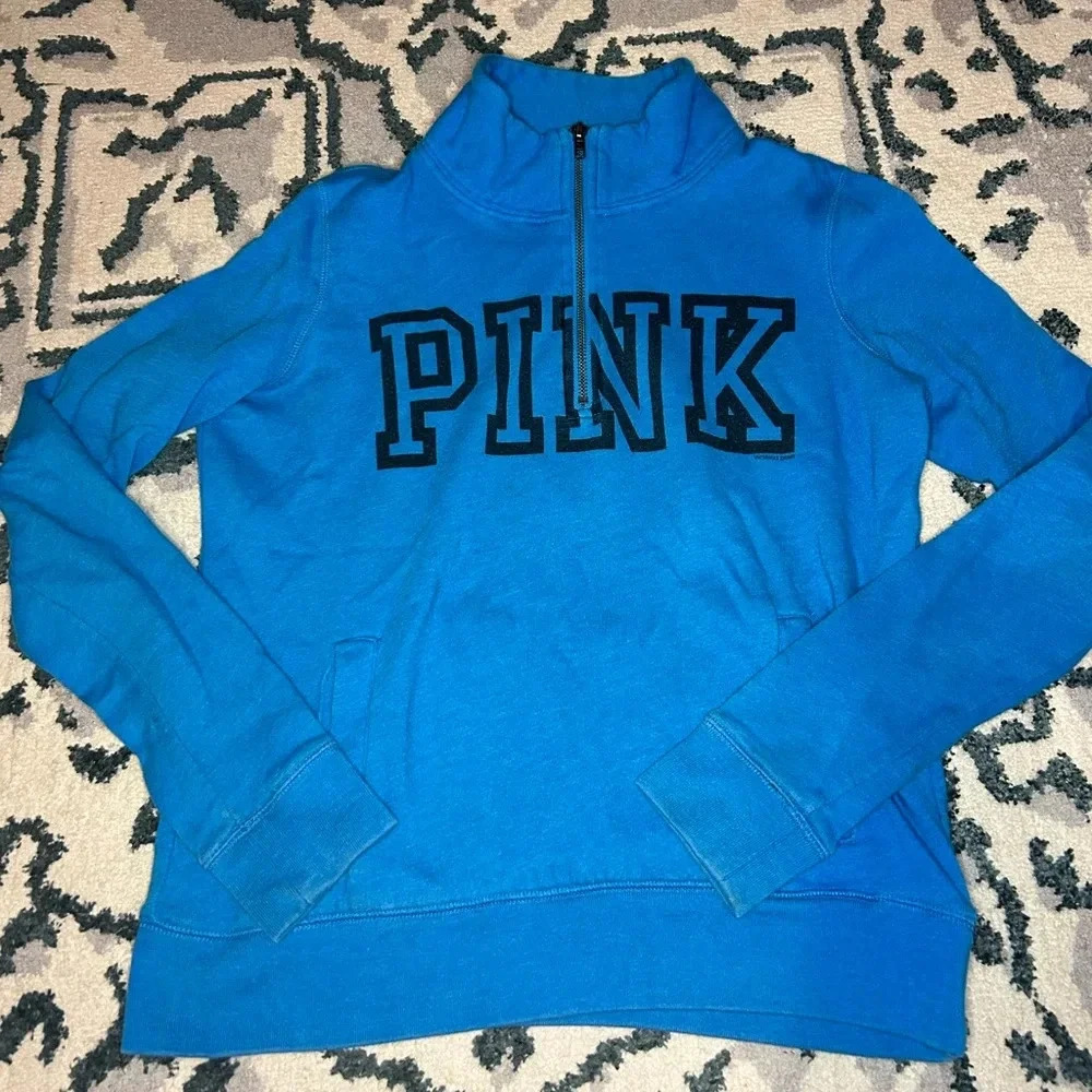 pink half  zip women size xs​